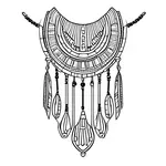 native beaded necklace image